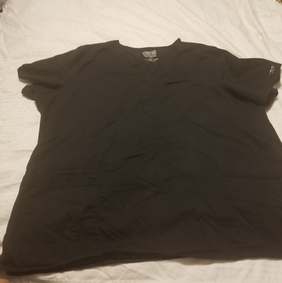 2x black scrub top - Picture 2 of 3
